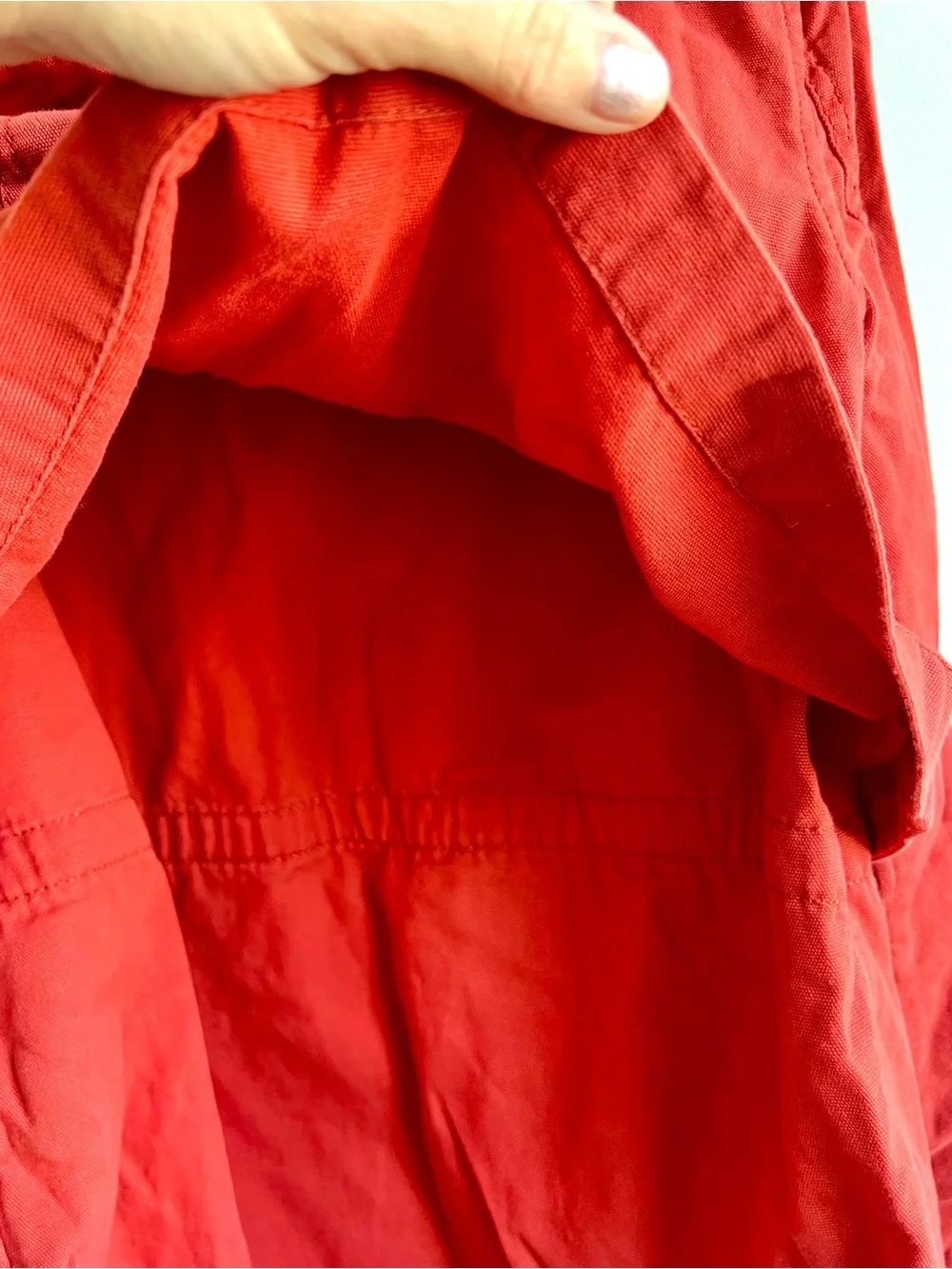 hinge Outdoor Coastal Coral Hooded Utility Jacket with Drawstring Waist